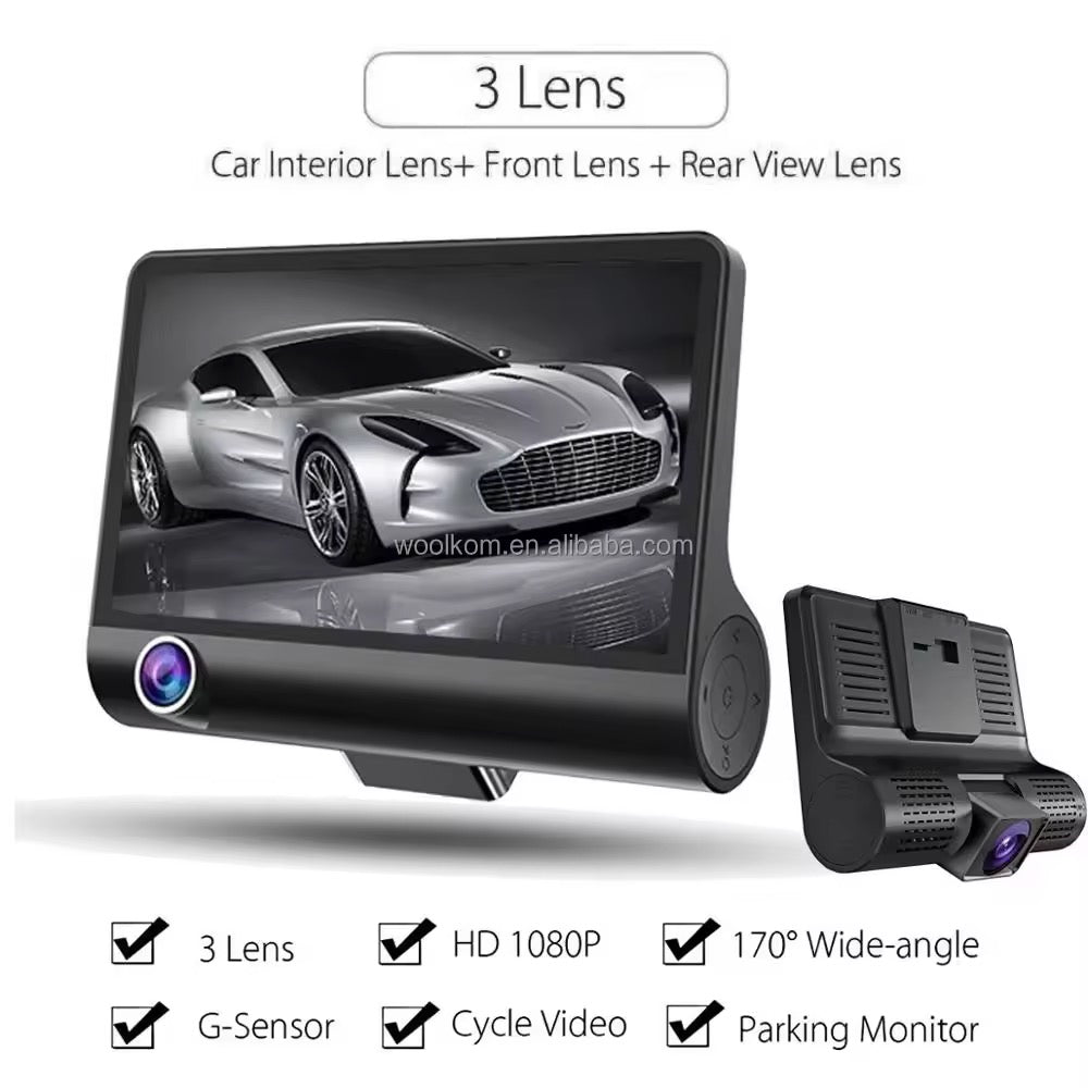 CAMARA DE COCHE DOBLE LENTE