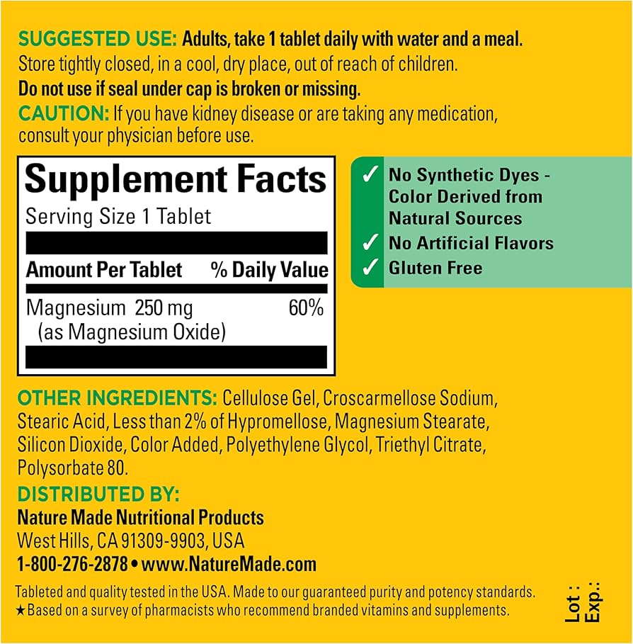 Magnesium 120 capsules